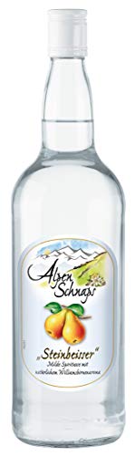 Alpenschnaps | Steinbeisser | 1 x 1l | Williamsbirne | pures Alpenglück im Glas von Alpenschnaps