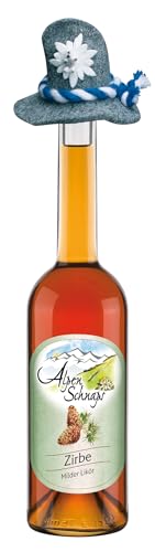 Alpenschnaps Steinbeisser Zirbe (0,5 L) – Milder, aromatischer Zirbenschnaps – Obstschnaps mit Rezeptur aus dem Alpenland – Schnaps für den Genuss nach dem Essen – 30 % Vol. von Alpenschnaps