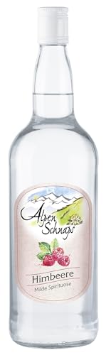 Alpenschnaps | Steinbeisser | 6 x 1l | Himbeere | pures Alpenglück im Glas von Alpenschnaps