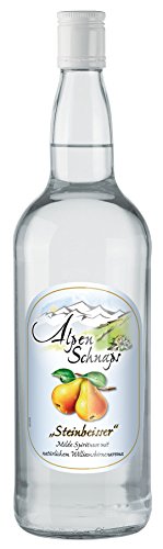 Alpenschnaps | Steinbeisser | 6 x 1l | Williamsbirne | pures Alpenglück im Glas von Alpenschnaps