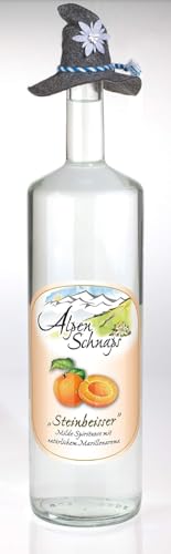 Alpenschnaps | Steinbeisser | 1 x 3l | Marille| pures Alpenglück im Glas von Alpenschnaps