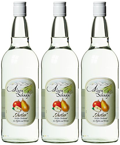 Alpenschnaps | Steinbeisser | 1 x 3000ml | Obstler | pures Alpenglück im Glas von Alpenschnaps