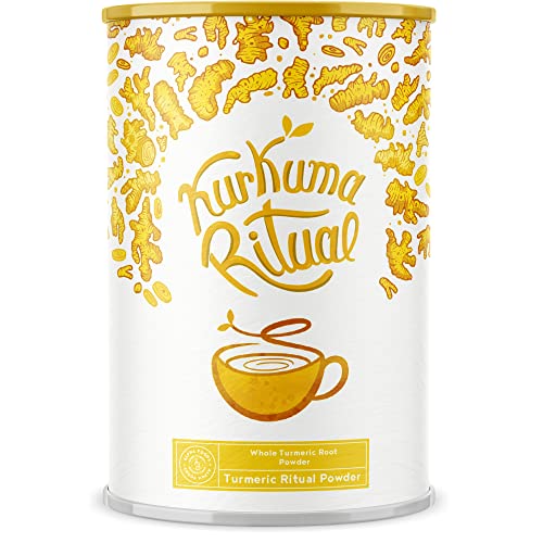 Kurkuma Ritual Latte - Goldene Milch, Golden Milk, Aus Kurkuma und Curcuminoiden - 300g Pulver von Alpha Foods
