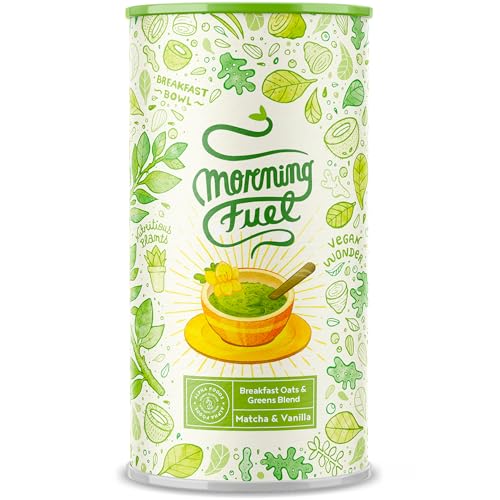 Alpha Foods Morning Fuel - Haferflocken/Porridge - Vanille & Matcha - Veganer, Nährstoffreicher Frühstücksersatz - Breakfast Smoothie Bowl Alpha Foods Morning Fuel - Haferflocken/Porridge - Vanille & Matcha - Veganer, Nährstoffreicher Frühstücksersatz - Breakfast Smoothie Bowl von Alpha Foods