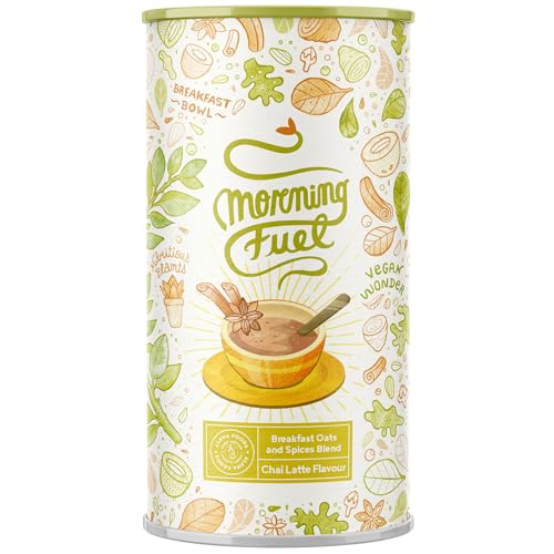 Morning Fuel - Haferflocken/Porridge - Chai Latte - Veganer, Nährstoffreicher Frühstücksersatz - Breakfast Smoothie Bowl Morning Fuel - Haferflocken/Porridge - Chai Latte - Veganer, Nährstoffreicher Frühstücksersatz - Breakfast Smoothie Bowl von Alpha Foods