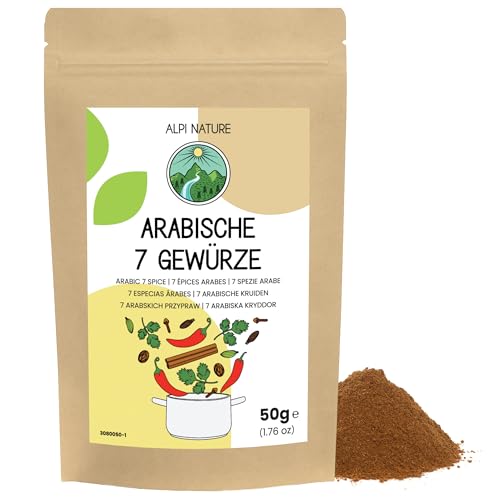 7 Gewürze arabisch 50g von Alpi Nature, 7 Gewürze Mischung, arabische Gewürze, Gewürz für Fleisch, Pfannengerichte, Reis und Curry 7 Gewürze arabisch 50g von Alpi Nature, 7 Gewürze Mischung, arabische Gewürze, Gewürz für Fleisch, Pfannengerichte, Reis und Curry von Alpi Nature