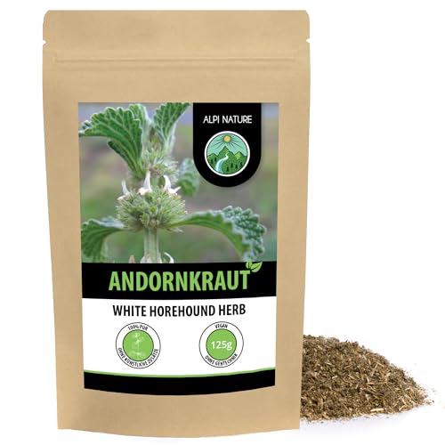 Andorn Tee 125g von Alpi Nature, Andornkraut getrocknet und geschnitten, Adornkraut Tee lose von Alpi Nature