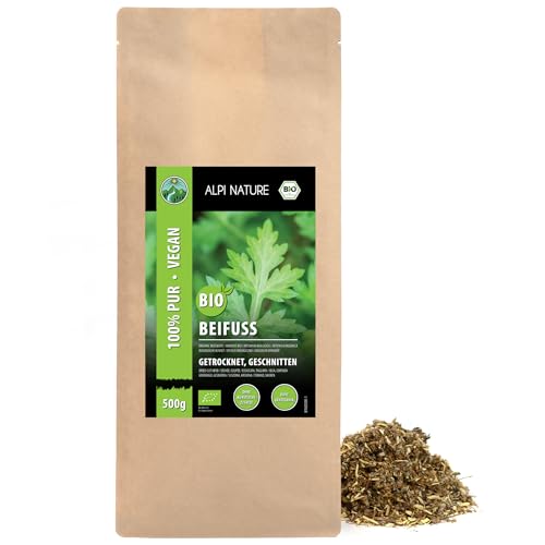 Beifuß Tee BIO 500g von Alpi Nature, Beifusskraut getrocknet und geschnitten, Beifuß Tee lose, Artemisia vulgaris von Alpi Nature