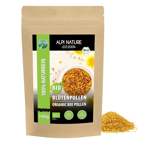 BIO Blütenpollen (1kg), Bienenpollen naturrein, getrocknet, ohne Zusatzstoffe aus Multicolorpollen von Alpi Nature