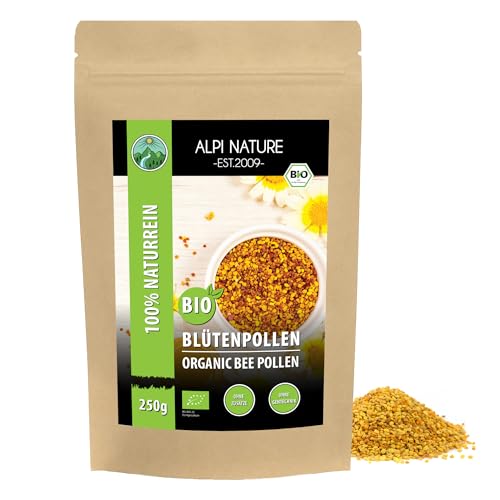 BIO Blütenpollen (250g), Bienenpollen naturrein, getrocknet, ohne Zusatzstoffe aus Multicolorpollen von Alpi Nature