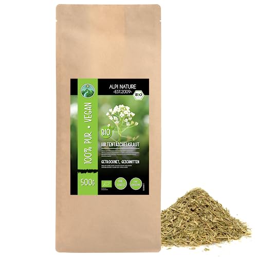 Hirtentäscheltee BIO 500g von Alpi Nature, Hirtentäschelkraut geschnitten, Hirtentäschel Tee lose von Alpi Nature