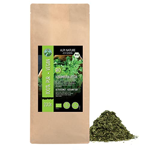 Korianderblätter BIO 200g von Alpi Nature, bio Korianderblätter getrocknet und geschnitten von Alpi Nature