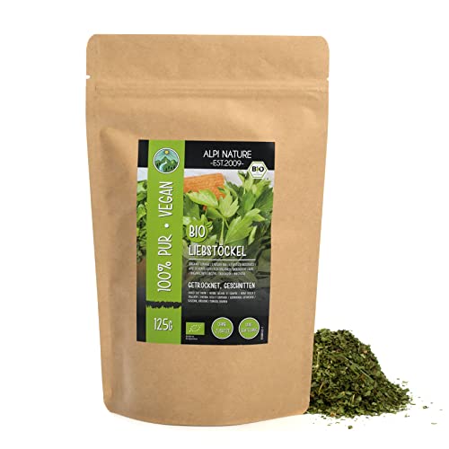 Liebstöckel getrocknet BIO 125g von Alpi Nature, bio Liebstöckel Gewürz, Liebstöckelblätter gerebelt von Alpi Nature