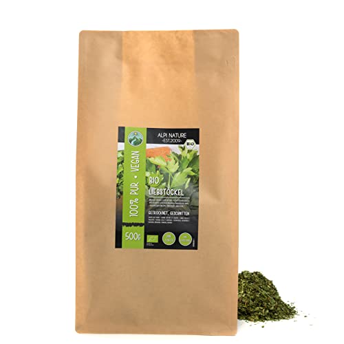 Liebstöckel getrocknet BIO 500g von Alpi Nature, bio Liebstöckel Gewürz, Liebstöckelblätter gerebelt von Alpi Nature