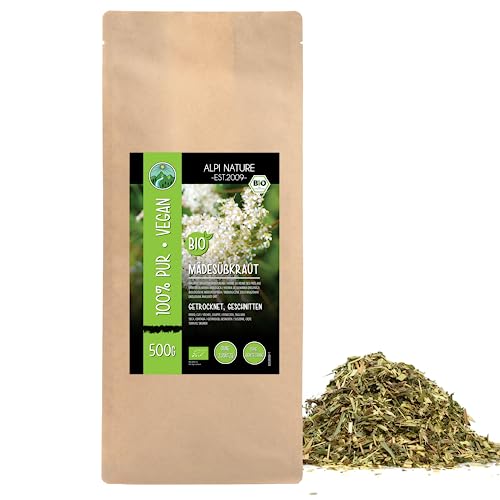 Mädesüß Tee BIO 500g von Alpi Nature, Mädesüßtee, Mädesüßkraut geschnitten, Mädesüss Tee lose von Alpi Nature