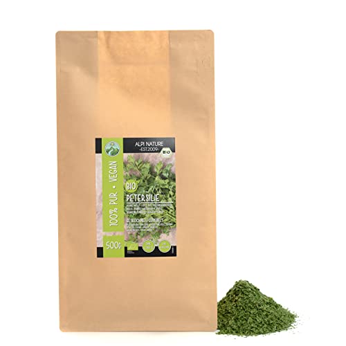 Petersilie getrocknet BIO 500g von Alpi Nature, bio Petersilie Gewürz zum Kochen, Suppen und Saucen von Alpi Nature