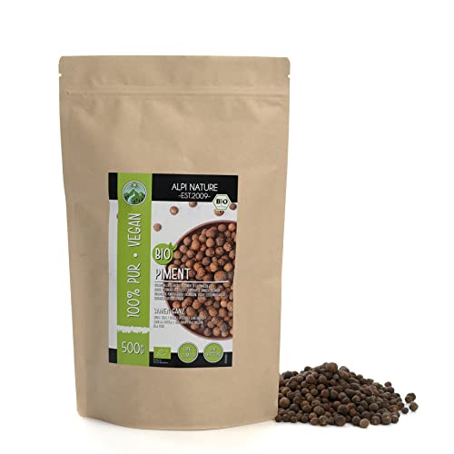 Pimentkörner ganz BIO 500g von Alpi Nature, bio Piment ganz getrocknet, Pimentbeeren zum Kochen und Einlegen von Alpi Nature