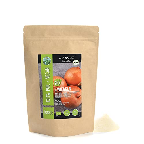 Zwiebelpulver BIO 1kg von Alpi Nature, bio Zwiebeln gemahlen, Zwiebel Pulver, Zwiebel Gewürze bio von Alpi Nature