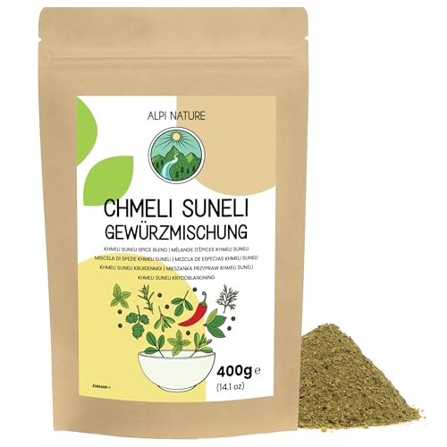 Chmeli Suneli Gewürz 400g von Alpi Nature, asiatische Gewürze, georgische Gewürze zum Würzen von Käsebrot, Eintöpfen, Fleisch, Hühnchen und Rindfleisch Chmeli Suneli Gewürz 400g von Alpi Nature, asiatische Gewürze, georgische Gewürze zum Würzen von Käsebrot, Eintöpfen, Fleisch, Hühnchen und Rindfleisch von Alpi Nature