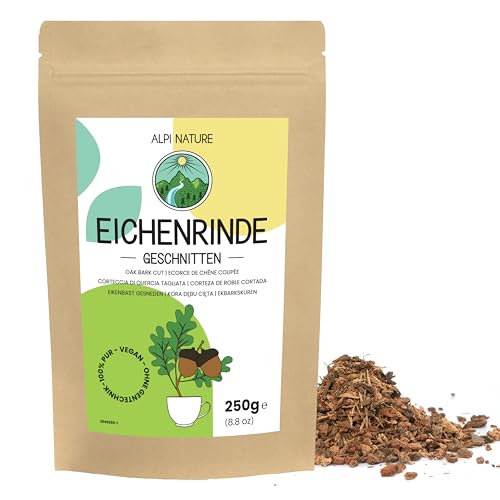 Eichenrinde 250g von Alpi Nature, Eichenrinde geschnitten, Kräutertee, Eichenrindentee, Tee lose von Alpi Nature