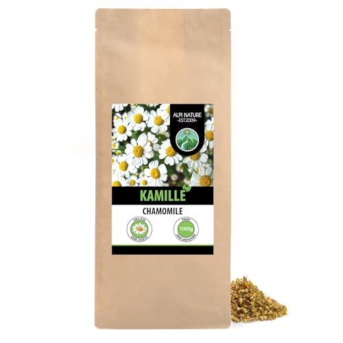 Kamillentee 1kg von Alpi Nature, Kamillenblüten getrocknet, Kamillen Tee lose, Kräutertee von Alpi Nature
