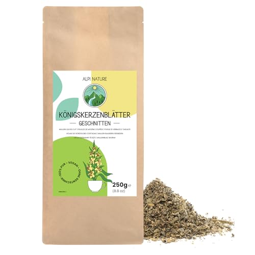 Königskerze Tee 250g von Alpi Nature, Mullein, Königskerzenblätter geschnitten, Königskerze Blätter Königskerze Tee 250g von Alpi Nature, Mullein, Königskerzenblätter geschnitten, Königskerze Blätter von Alpi Nature