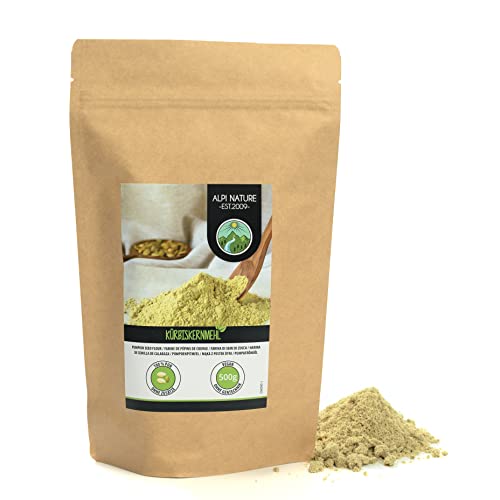 Kürbiskernmehl 500g von Alpi Nature, Kürbiskerne geschält und gemahlen, Kürbiskernpulver Kürbiskernmehl 500g von Alpi Nature, Kürbiskerne geschält und gemahlen, Kürbiskernpulver von Alpi Nature