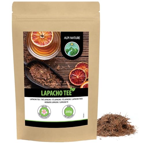Lapacho Tee 200g von Alpi Nature, Lapachorinde geschnitten, Lapacho Rinden Tee, Pau d'Arco von Alpi Nature