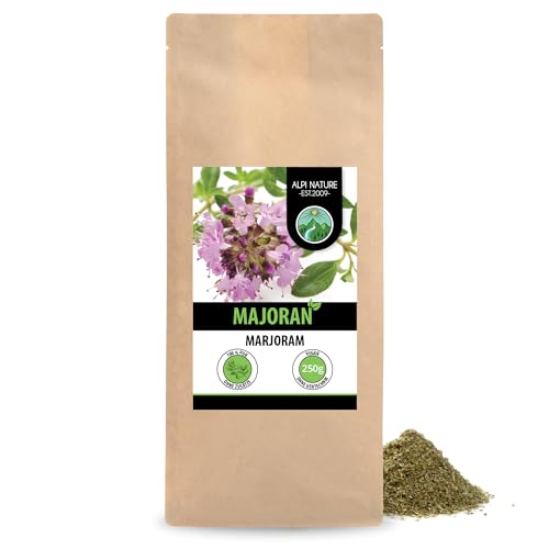 Majoran gerebelt 250g von Alpi Nature, Majoran getrocknet, Kräuter zum Würzen und Kochen von Alpi Nature