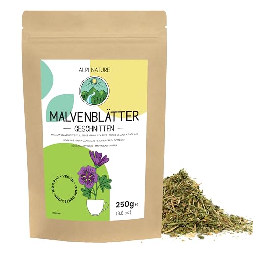 Malvenblätter Tee 250g von Alpi Nature, Malvenblätter geschnitten, Malventee, Tee Malve von Alpi Nature