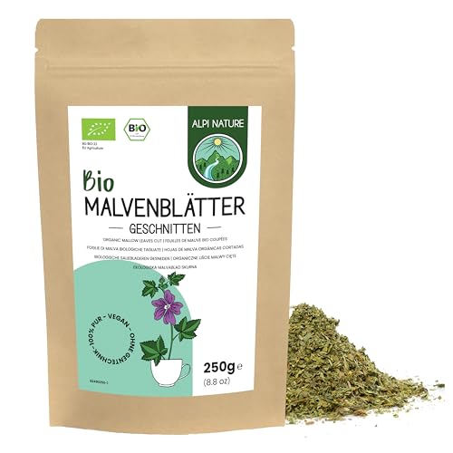 Malvenblätter Tee BIO 250g von Alpi Nature, Malvenblätter geschnitten, Malventee bio, Tee Malve Malvenblätter Tee BIO 250g von Alpi Nature, Malvenblätter geschnitten, Malventee bio, Tee Malve von Alpi Nature