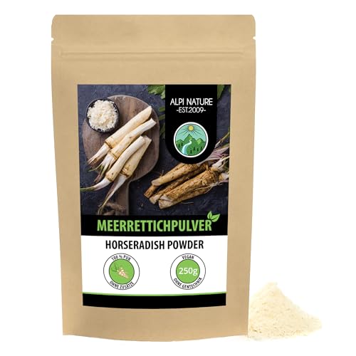 Meerrettich gemahlen 250g von Alpi Nature, Meerrettich Wurzel gemahlen, Meerrettichwurzel Pulver von Alpi Nature