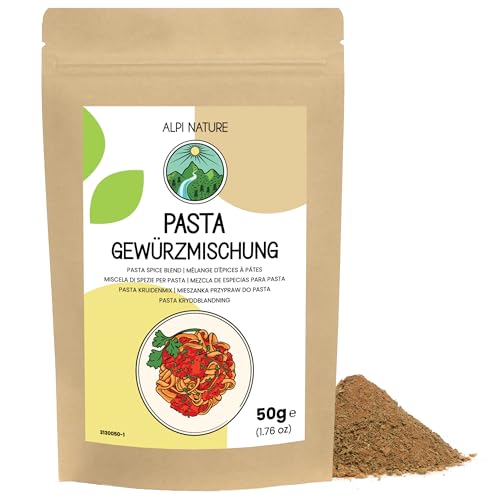 Pasta Gewürz 50g von Alpi Nature, Spaghetti Gewürz, Spaghetti Gewürzmischung, italienische Gewürzmischung, italienische Kräuter Gewürze für Pasta Sauce und italienische Spezialitäten Pasta Gewürz 50g von Alpi Nature, Spaghetti Gewürz, Spaghetti Gewürzmischung, italienische Gewürzmischung, italienische Kräuter Gewürze für Pasta Sauce und italienische Spezialitäten von Alpi Nature