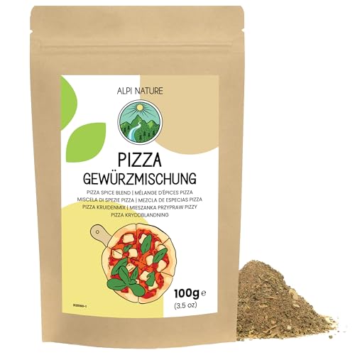 Pizza Gewürz 100g von Alpi Nature, Pizza Gewürzmischung, italienische Gewürzmischung, italienische Gewürze, italienische Kräuter, Kräuter Gewürze für Pizza Sauce und italienische Spezialitäten Pizza Gewürz 100g von Alpi Nature, Pizza Gewürzmischung, italienische Gewürzmischung, italienische Gewürze, italienische Kräuter, Kräuter Gewürze für Pizza Sauce und italienische Spezialitäten von Alpi Nature