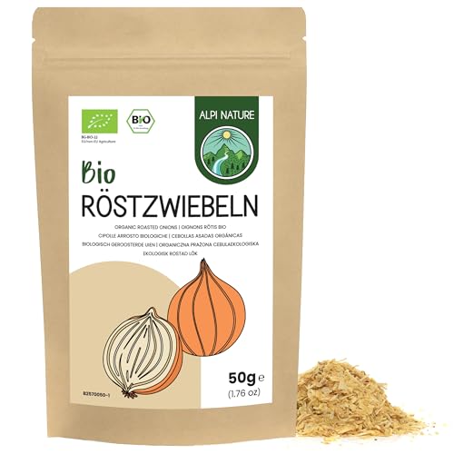 Röstzwiebeln BIO 50g von Alpi Nature, bio Röstzwiebeln glutenfrei, Röstzwiebeln ohne Palmöl, bio Zwiebeln getrocknet, vegan, Gewürze für Salate, Fleisch und Gemüse Röstzwiebeln BIO 50g von Alpi Nature, bio Röstzwiebeln glutenfrei, Röstzwiebeln ohne Palmöl, bio Zwiebeln getrocknet, vegan, Gewürze für Salate, Fleisch und Gemüse von Alpi Nature