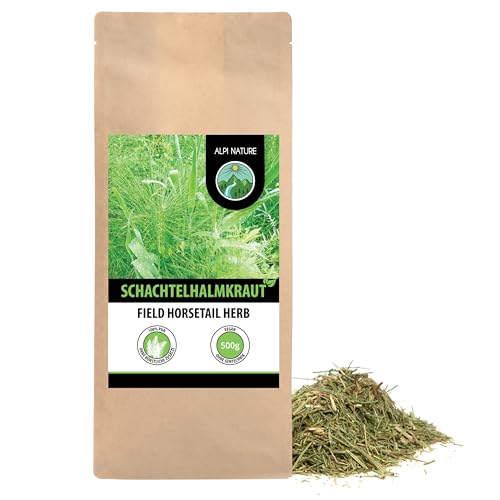 Schachtelhalmtee 500g von Alpi Nature, Schachtelhalmkraut geschnitten, Schachtelhalm Tee lose von Alpi Nature