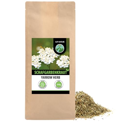 Schafgarbe Tee 500g von Alpi Nature, Schafgarbenkraut getrocknet, Schafgarbentee, Tee lose von Alpi Nature