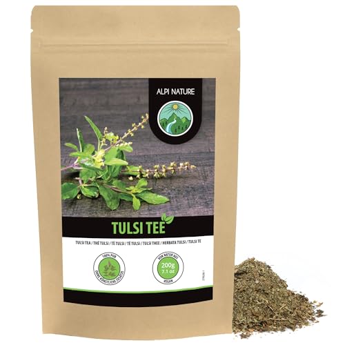 Tulsi Tee 200g von Alpi Nature, heiliges Basilikum, Holy Basil Tea, indisches Basilikum, loser Tee Tulsi von Alpi Nature