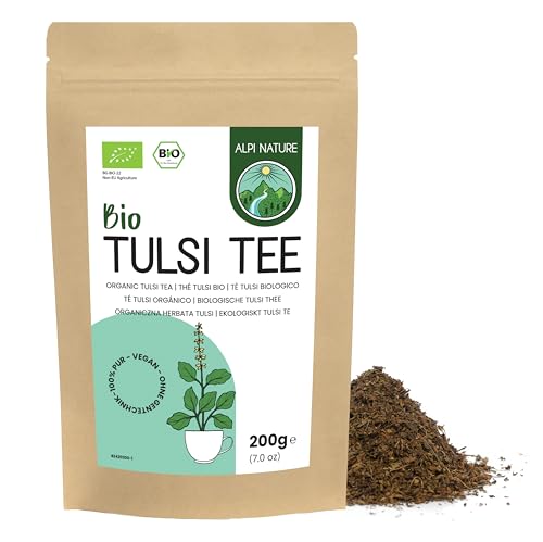 Tulsi Tee BIO 200g von Alpi Nature, heiliges Basilikum, Holy Basil Tea, indisches Basilikum, loser Tee Tulsi bio von Alpi Nature