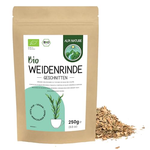 Weidenrinde geschnitten BIO 250g von Alpi Nature, Weidenrindentee bio, Kräutertee, Weidenrinde Tee von Alpi Nature