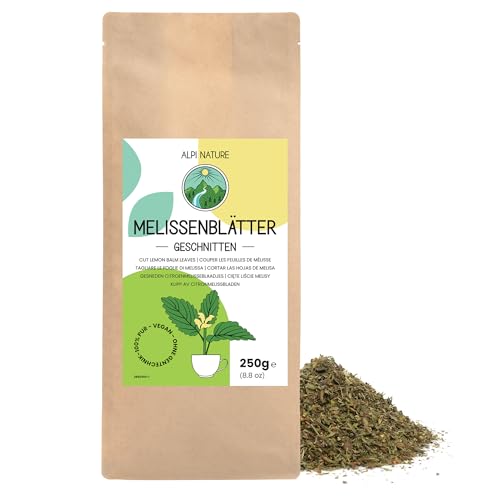 Zitronenmelisse Tee 250g von Alpi Nature, Zitronenmelisse Tee lose, Melissenblätter getrocknet, Lemon balm, Melissa officinalis von Alpi Nature