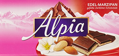 Alpia Schokolade Edel Marzipan, 20er Pack (20 x 100 g) von Alpia