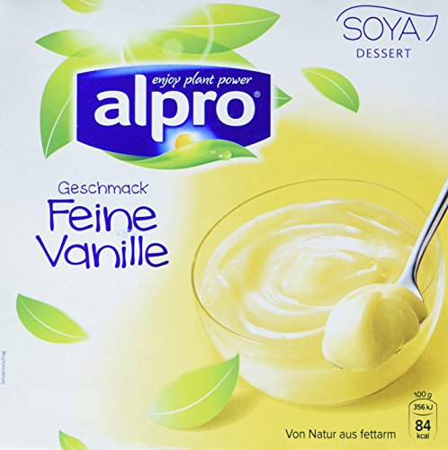 Alpro Soya Dessert feine Vanille, 3er Pack (3 x 500 g Packung) von Alpro Soya