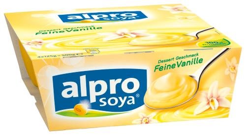 Alpro Soya Dessert feine Vanille, 6er Pack (6 x 500 g) von Alpro