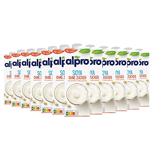 Alpro Soya Drink Ungesüßt, 12er Pack (12 x 1 l Packung) von Alpro Soya