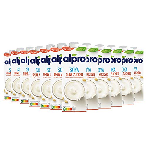 Alpro Soya Drink Ungesüßt, 12er Pack (12 x 1 l Packung) von Alpro Soya