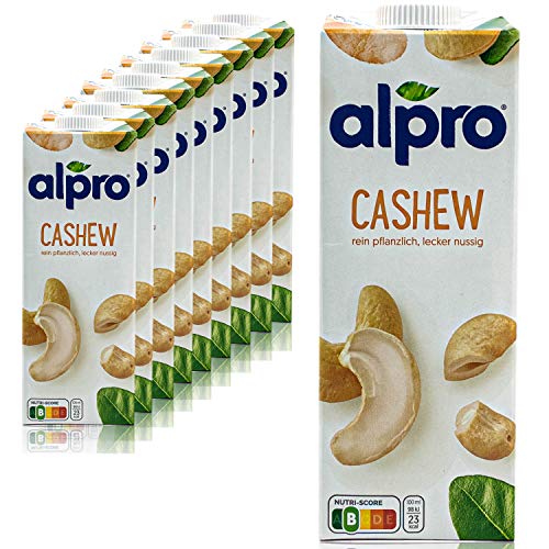 Alpro - 10er Pack Cashew Drink Original 1 Liter - Nuss Cashewdrink 100 % pflanzlich von Alpro