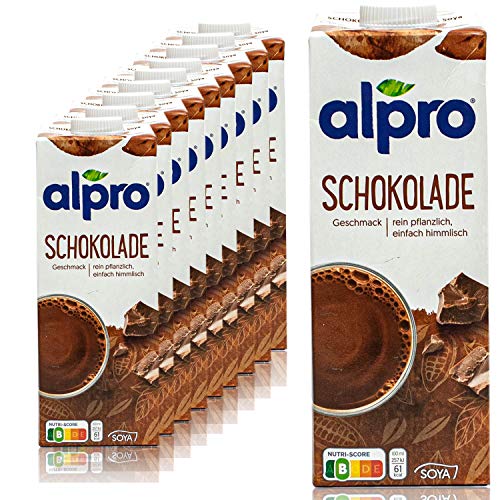 Alpro - 10er Pack Sojadrink Schoko 1 Liter - Choco Soja Soya Drink 100 % pflanzlich Alpro - 10er Pack Sojadrink Schoko 1 Liter - Choco Soja Soya Drink 100 % pflanzlich von Alpro