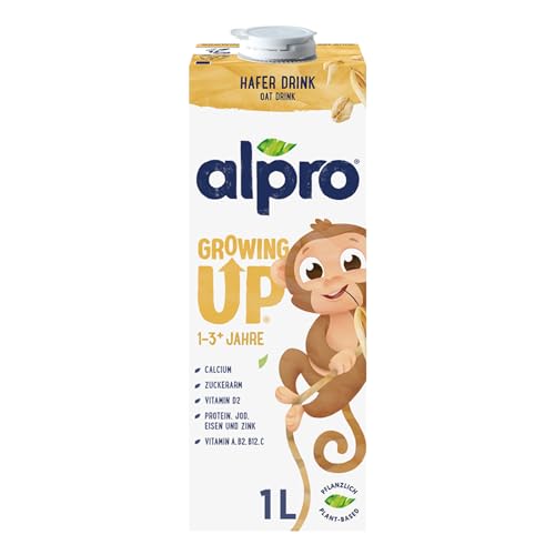 Alpro Kinderhaferdrink – 100 Prozent pflanzlich – Von Natur aus laktosefrei und zuckerarm – Proteinquelle mit Calcium und Vitaminen – 1 x 1 L Alpro Kinderhaferdrink – 100 Prozent pflanzlich – Von Natur aus laktosefrei und zuckerarm – Proteinquelle mit Calcium und Vitaminen – 1 x 1 L von Alpro