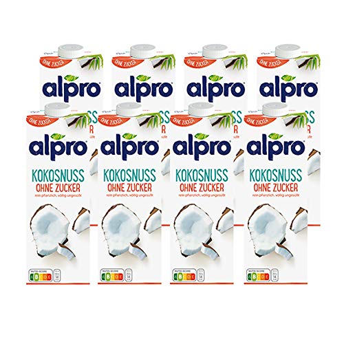 Alpro Kokosnussdrink ohne Zucker, 1 Liter, 8er Pack Alpro Kokosnussdrink ohne Zucker, 1 Liter, 8er Pack von Alpro